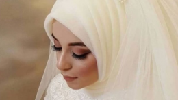 Tesettürlü Gelin Başı Modelleri