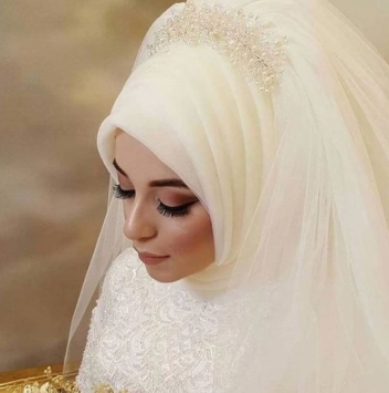 Tesettürlü Gelin Başı Modelleri