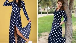 En Güzel Puantiyeli Elbise Modelleri