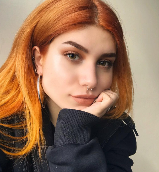 Şeyda Erdoğan Turuncu Saç Rengi