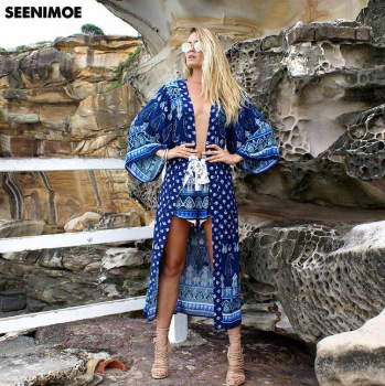 Desenli Kimono Modelleri