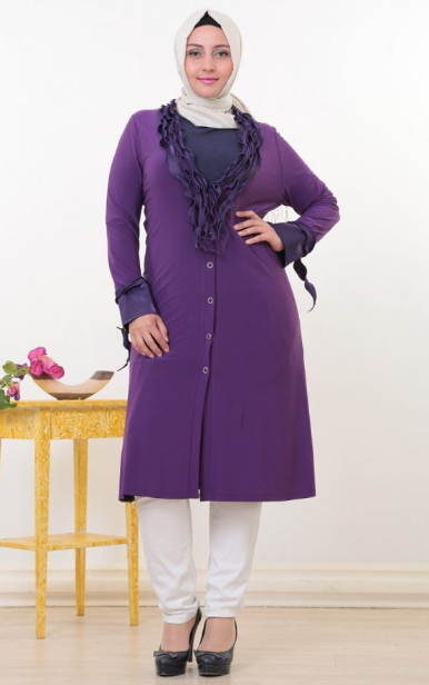 Buyuk Beden Tesettur Tunik Modelleri