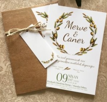 Nikah Davetiyesi Modelleri