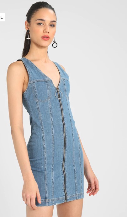 2019 Kot Denim Elbise Modelleri