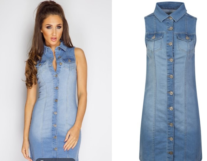 Denim kot elbise modelleri 2019
