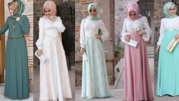 2020 Tesettür Elbise Modelleri