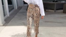 2020 Yılan Derisi Pantolon Modelleri