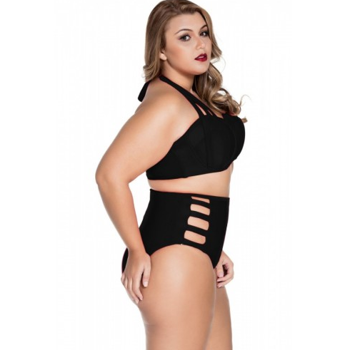 Siyah Büyük Beden Bikini Modelleri 2020