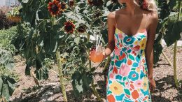 Günlük Çiçek Desenli Elbise Modelleri