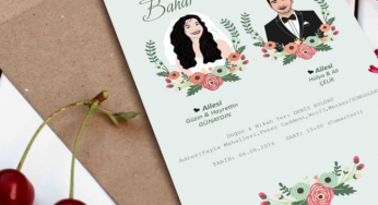 Kır Düğününe Özel Davetiye Modelleri