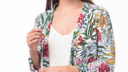 Randevular İçin Çiçek Desenli Blazer Modelleri