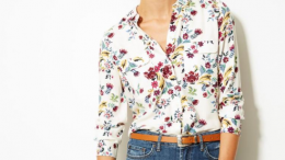 Çiçek Desenli Kadın Gömlek Modelleri