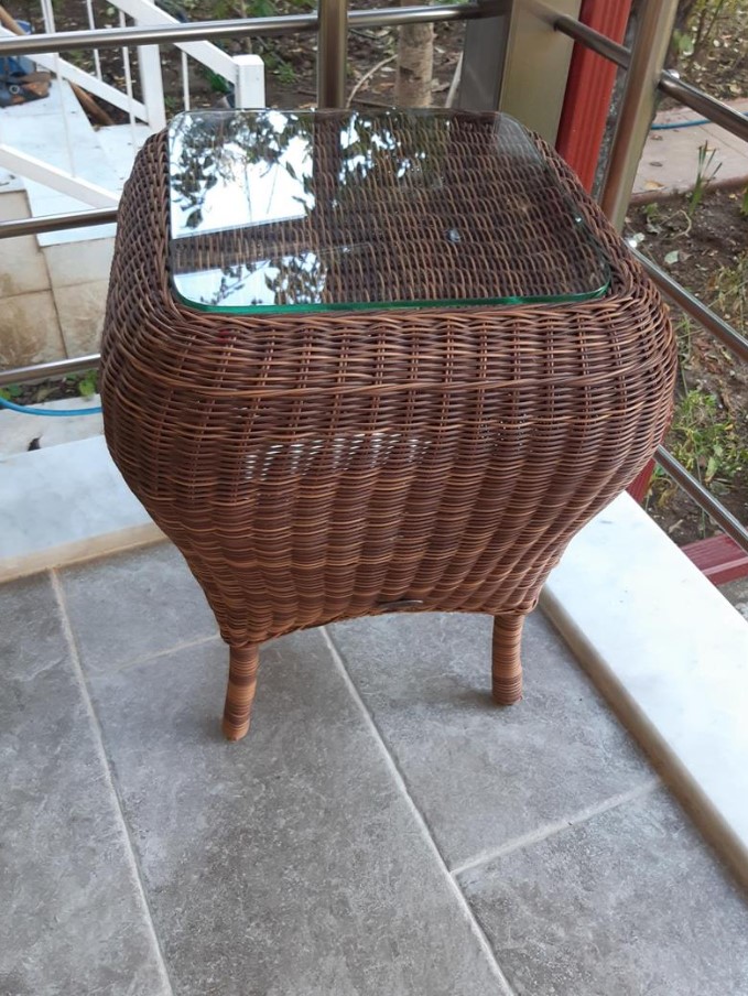 Bambu Sepetten Sehpa Modelleri