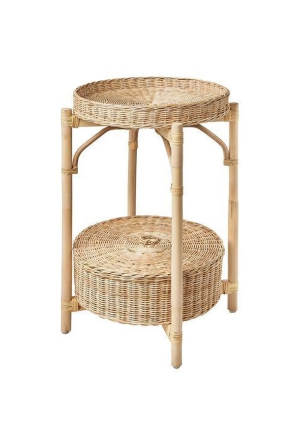 Bambu Sepetten Sehpa Modelleri