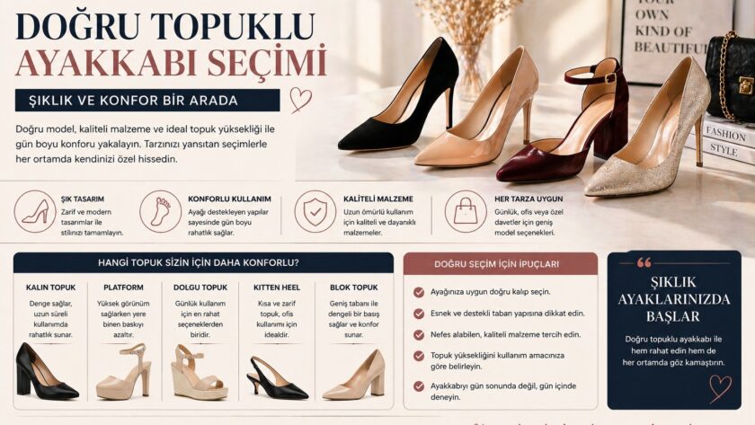 Topuklu Ayakkabı Alırken Nelere Dikkat Edilmeli? Rahat Kullanımın İpuçları