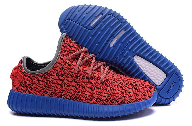 Yeezy Boost 350 Au Red Blue Adidas Womens Shoes
