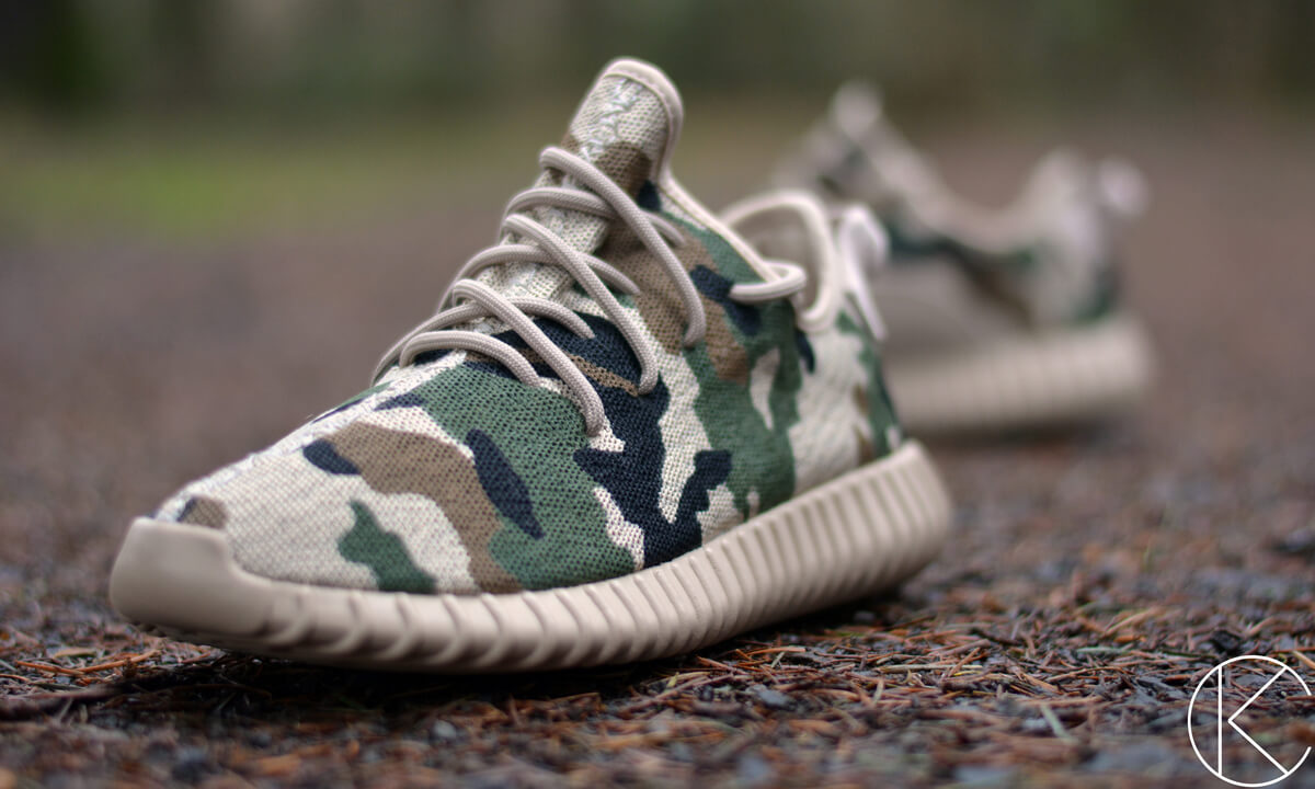 adidas yeezy boost 350 goes camo on new custom