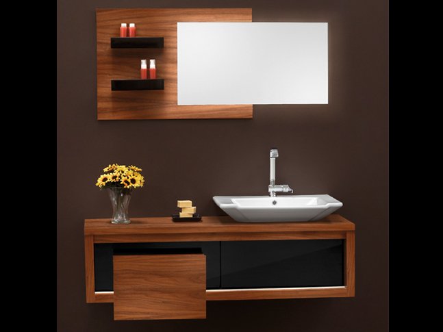 ahşap banyo dolabı modelleri