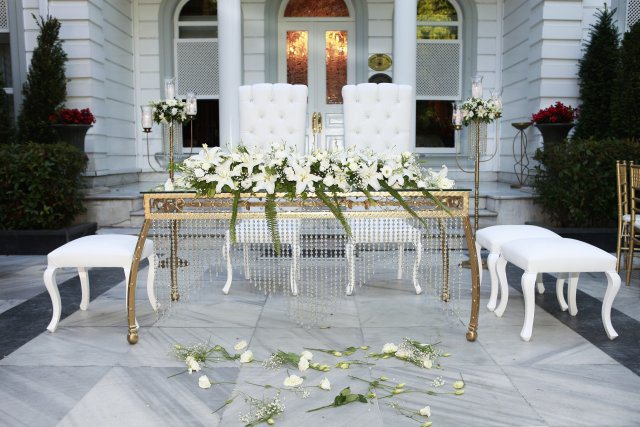düğün nikah masası süsleme